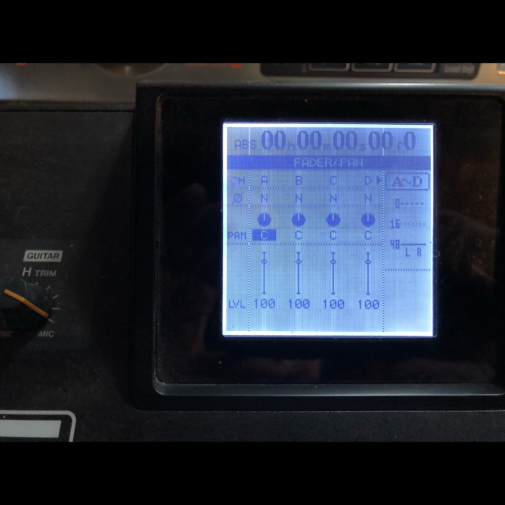 Tascam multi track recorder